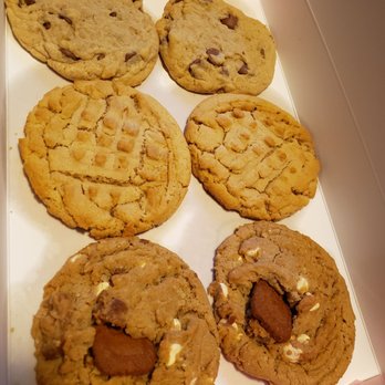 Crumbl - Schaumburg - Chocolate chip, peanut butter and biscoff cookies. - Desserts Near Me - Schaumburg, Illinois