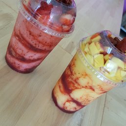 Mangonada & Strawberrynada both delicious
