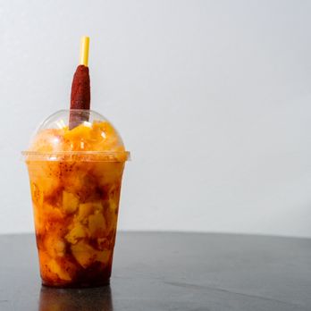 El Chef Latino - a drink in a plastic cup - Latin American Near Me - Sterling, Virginia