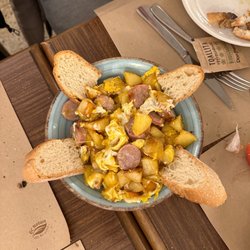 La Llesca - Huevos estrellados están estupendo!