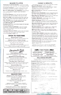 Menu photo 7 The Flying Saucer Garland, TX