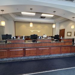 Chain Bridge Bank, N.A. - Teller line at the Bank's main office in McLean, Virginia.