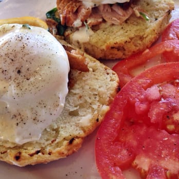 Shorehouse Kitchen - Salmon and Kale Benedict - Coffee & Tea Near Me - La Jolla, California