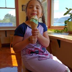 Murrish Hydesville Market - Stormy, with 2 scoops of cookies n cream and mint chip!