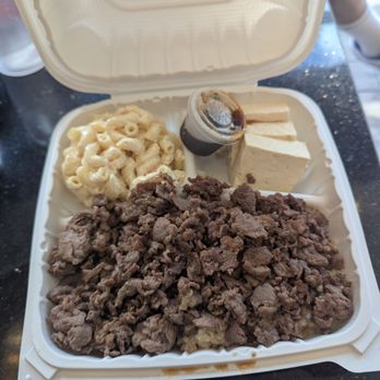 Hana Korean BBQ - Beef Bulgogi Lunch with 2 sides (Mac salad and tofu) - Korean Near Me - Mission Viejo, California