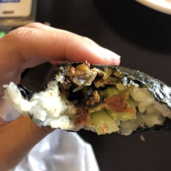 Nozomi - Do not ever try to order this salmon skin hand roll. It's super dry I thought I was chewing my dog's food. - Sushi Bars Near Me - La Jolla, California