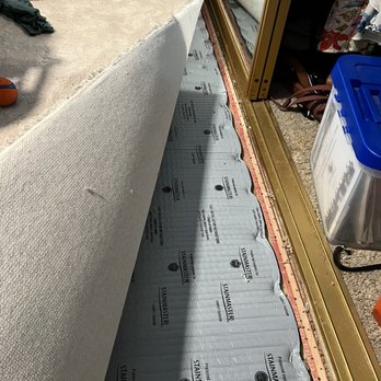 Lowe's Home Improvement - Didn't even bother to add staples to keep the carpet down - Hardware Stores Near Me - Reno, Nevada