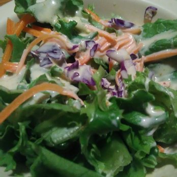 Thai Texas - Complimentary salad with a creamy peanut dressing! - Thai Near Me - Arlington, Texas Thai Texas - Complimentary salad with a creamy peanut dressing! - Thai Near Me - Arlington, Texas