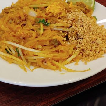 Spice & Herb Thai Cuisine - Beef pad thai- Medium spicy was just right - Thai Near Me - Fort Wayne, Indiana Spice & Herb Thai Cuisine - Beef pad thai- Medium spicy was just right - Thai Near Me - Fort Wayne, Indiana