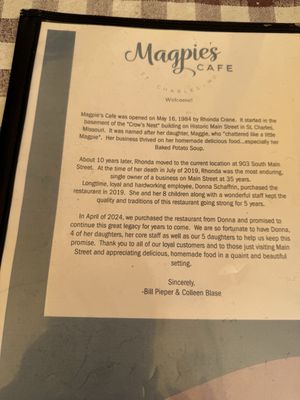 Menu photo 5 Magpie's Cafe Saint Charles, MO Menu photo 5 Magpie's Cafe Saint Charles, MO