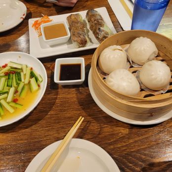 Pho6 - Cucumber salad, pork summer rolls, Chinese pork baos - Szechuan Near Me - Mahopac, New York Pho6 - Cucumber salad, pork summer rolls, Chinese pork baos - Szechuan Near Me - Mahopac, New York