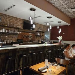 Fratelli By Jholano's - Shot of the Dining room from our table. Nice, just the right size.