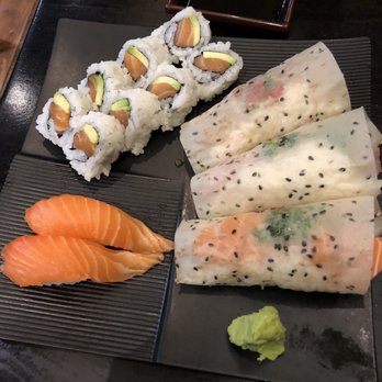 SushiStop Pasadena - Salmon Nigiri, salmon avocado roll and our three hand rolls! - Sushi Bars Near Me - Pasadena, California SushiStop Pasadena - Salmon Nigiri, salmon avocado roll and our three hand rolls! - Sushi Bars Near Me - Pasadena, California