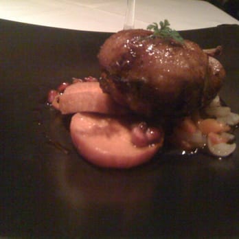 Gary Danko - Quail Stuffed with Foie Gras, Mushrooms and Quinoa, Yams, Salsify and Pomegranate Gastrique - New American Near Me - San Francisco, California Gary Danko - Quail Stuffed with Foie Gras, Mushrooms and Quinoa, Yams, Salsify and Pomegranate Gastrique - New American Near Me - San Francisco, California