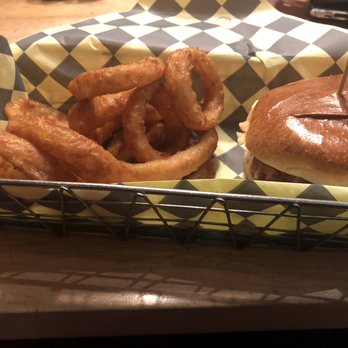 Eddie Burger + Bar - Rings and crispy chicken. Very good. - Burgers Near Me - Banff, Alberta Eddie Burger + Bar - Rings and crispy chicken. Very good. - Burgers Near Me - Banff, Alberta