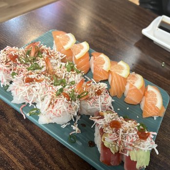 Oishi Sushi - Upside down shrimp, Salmon Ngiri, Daffy Duck - Sushi Bars Near Me - Carson City, Nevada Oishi Sushi - Upside down shrimp, Salmon Ngiri, Daffy Duck - Sushi Bars Near Me - Carson City, Nevada
