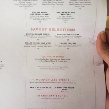 Parc - Menu - New American Near Me - Detroit, Michigan Parc - Menu - New American Near Me - Detroit, Michigan