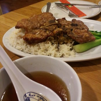 Taiwan Noodle - Pork chop over rice with complimentary soup - Taiwanese Near Me - Albany, New York Taiwan Noodle - Pork chop over rice with complimentary soup - Taiwanese Near Me - Albany, New York