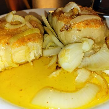 Starlite Lounge - GIGANTIC potato & cheese pierogis. These might just be the best pierogis I've ever had. - American Near Me - Pittsburgh, Pennsylvania Starlite Lounge - GIGANTIC potato & cheese pierogis. These might just be the best pierogis I've ever had. - American Near Me - Pittsburgh, Pennsylvania