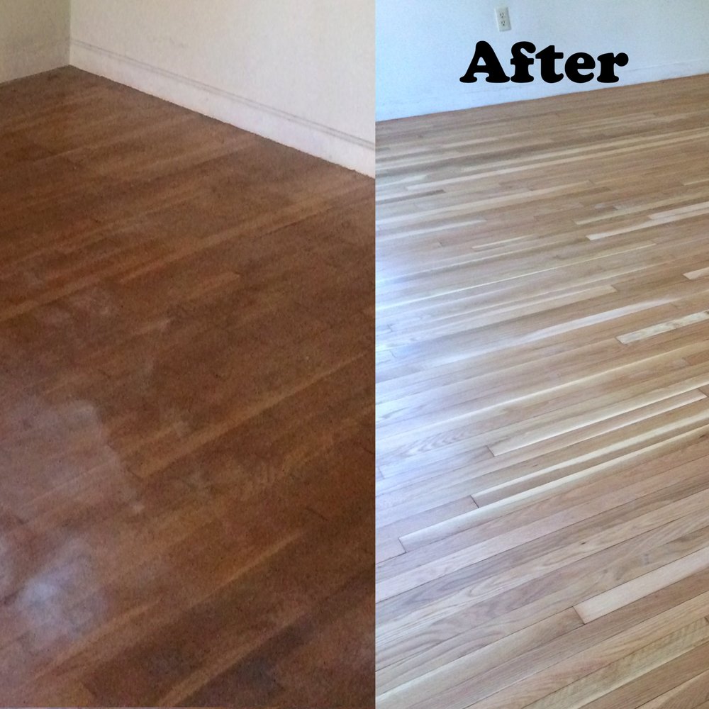 Downs Hardwood Floors - before and after - Flooring Near Me
