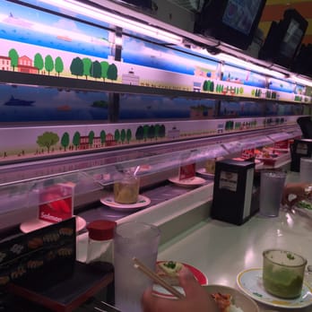 Genki Sushi - Setting of the place - Sushi Bars Near Me - Honolulu, Hawaii