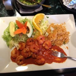 This is the shrimp plate. I had already eaten some of the shrimp. Yum yum
