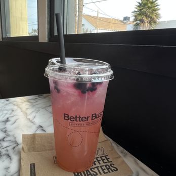Better Buzz Coffee - Oceanside - Blueberry Lavender Lemonade - Coffee & Tea Near Me - Oceanside, California