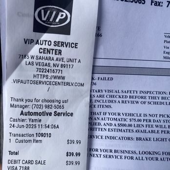 VIP Auto Service Center 1 - I Don't know if I'm dyslexic, pretty sure this isn't $15 - Auto Repair Near Me - Las Vegas, Nevada VIP Auto Service Center 1 - I Don't know if I'm dyslexic, pretty sure this isn't $15 - Auto Repair Near Me - Las Vegas, Nevada
