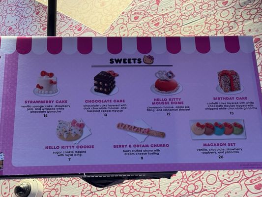 Menu photo 3 Hello Kitty And Friends Cafe Universal City, CA