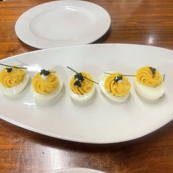Maynard's - Caviar deviled eggs - New American Near Me - Silverdale, Washington