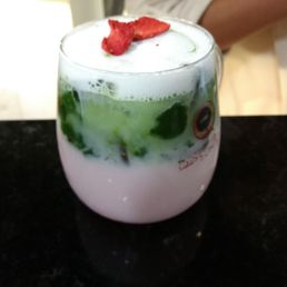 Strawberry Matcha Latte