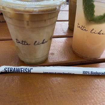 Tatte Bakery & Cafe | Capitol Crossing - rhubarb seltzer and tatte house latte - Breakfast & Brunch Near Me - Washington, DC, District of Columbia Tatte Bakery & Cafe | Capitol Crossing - rhubarb seltzer and tatte house latte - Breakfast & Brunch Near Me - Washington, DC, District of Columbia