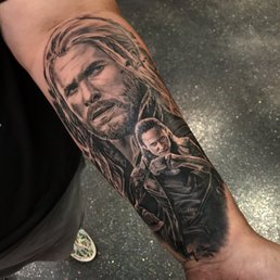 Beginning of a sleeve