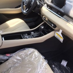 Inside my beautiful new Mazda!