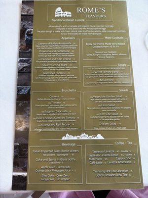 Menu photo 8 Rome's Flavours Winter Park, FL