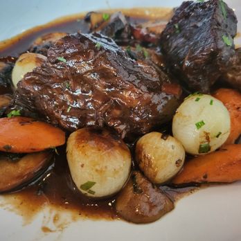 La Plage Bistro - Beef bourguignon - French Near Me - Bellport, New York La Plage Bistro - Beef bourguignon - French Near Me - Bellport, New York