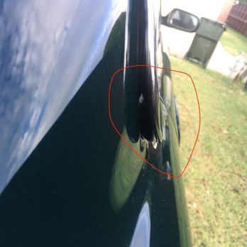 Car Crafters - Window chrome trim  bent - Body Shops Near Me - Irving, Texas