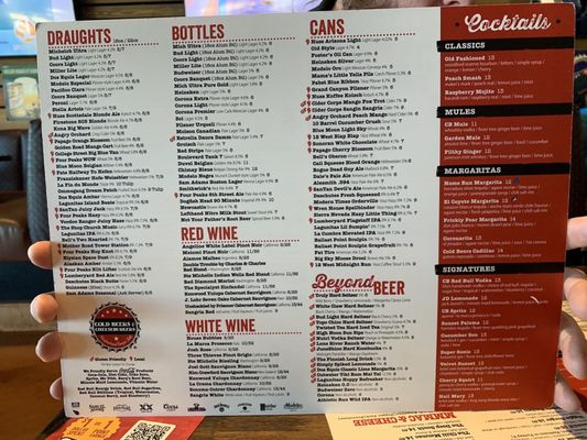 Menu photo 7 Cold Beers & Cheeseburgers Maricopa, AZ