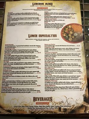 Menu photo 1 Hacienda Coyotes Grill Terre Haute, IN Menu photo 1 Hacienda Coyotes Grill Terre Haute, IN