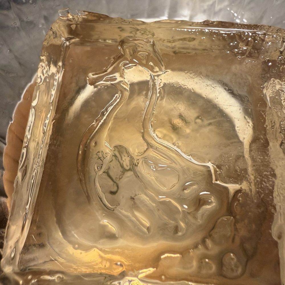 Fleurette - Duck embossed ice cube - French Near Me - San Diego, California