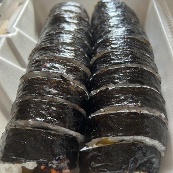 Myung-Ga Gim Bap - spicy tuna kim bap + pork kim bap - Korean Near Me - Centreville, Virginia Myung-Ga Gim Bap - spicy tuna kim bap + pork kim bap - Korean Near Me - Centreville, Virginia