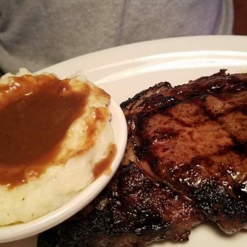 Texas Roadhouse - 16 oz Fort Worth Ribeye, mashed potatoes - Steakhouses Near Me - Washington, Pennsylvania Texas Roadhouse - 16 oz Fort Worth Ribeye, mashed potatoes - Steakhouses Near Me - Washington, Pennsylvania