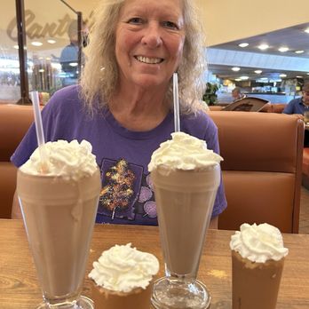 Canter's Deli - Chocolaty chocolate shakes made by Marianna - Bakeries Near Me - Los Angeles, California