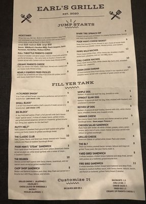 Menu photo 5 Earl's Grille Crump, TN