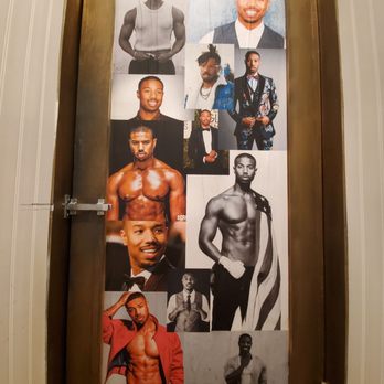 Paradise Park - Male actor themed stalls for the ladies - Pizza Near Me - Chicago, Illinois