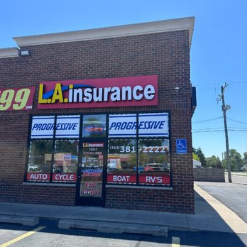 L.A. Insurance - Exterior of the L.A. Insurance Agency located at 19351 Ecorse Rd. in MI - Home & Rental Insurance Near Me - Allen Park, Michigan L.A. Insurance - Exterior of the L.A. Insurance Agency located at 19351 Ecorse Rd. in MI - Home & Rental Insurance Near Me - Allen Park, Michigan
