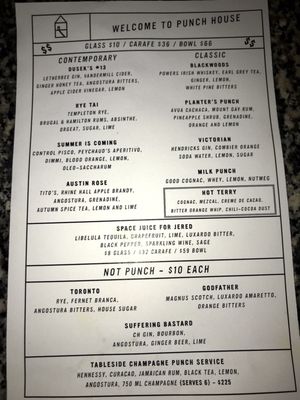 Menu photo 2 Punch House Chicago, IL Menu photo 2 Punch House Chicago, IL