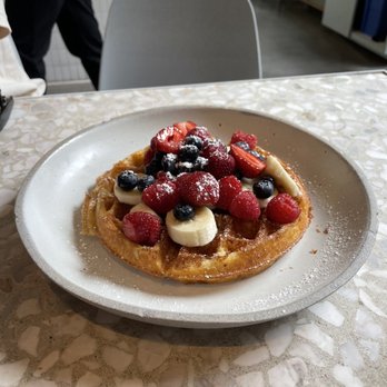 Interstellar - Fruit and Waffles ($25) - Coffee & Tea Near Me - Santa Monica, California Interstellar - Fruit and Waffles ($25) - Coffee & Tea Near Me - Santa Monica, California