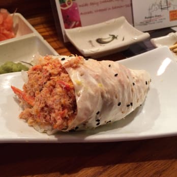 Sushi Yun - Blue crab hand roll. My new fave! - Sushi Bars Near Me - Orange, California Sushi Yun - Blue crab hand roll. My new fave! - Sushi Bars Near Me - Orange, California