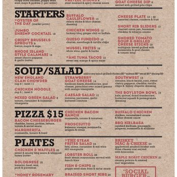 Back Bay Social - Pretty comprehensive menu, brand name pub food - New American Near Me - Boston, Massachusetts Back Bay Social - Pretty comprehensive menu, brand name pub food - New American Near Me - Boston, Massachusetts